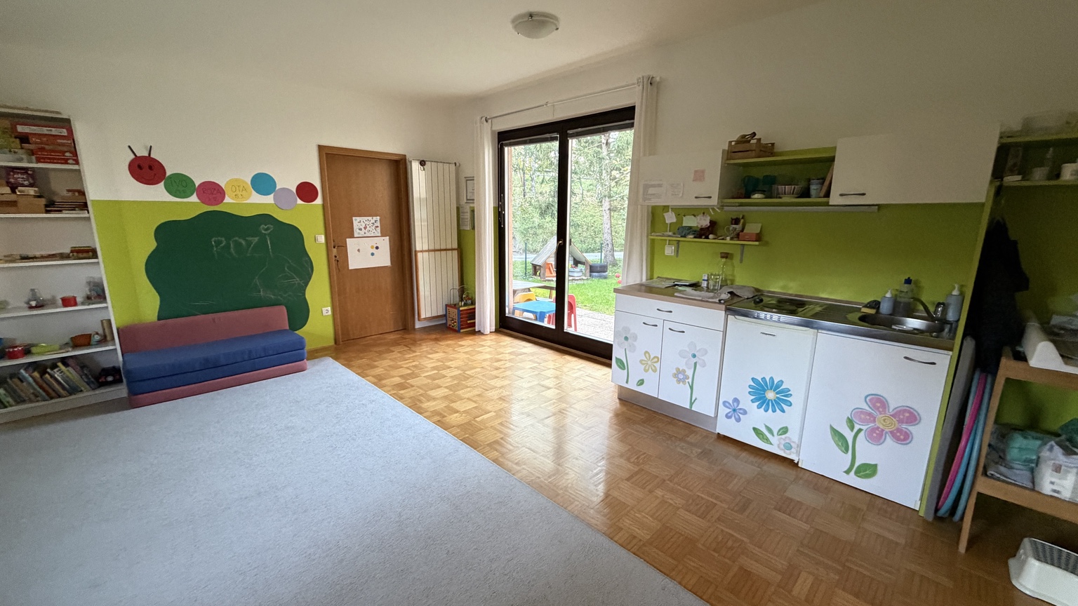 Glavni prostor za igro v BIBA BUBA BAJA